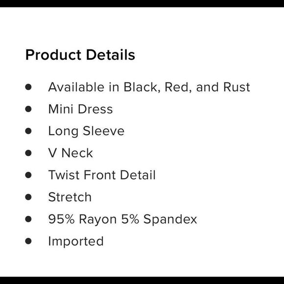 Twist it up mini dress- Rust - Picture 10 of 14